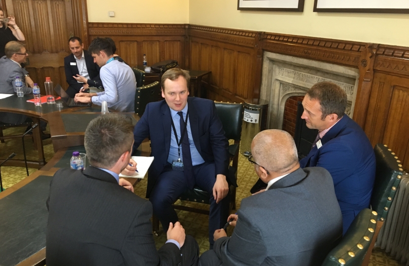 William Wragg MP Meeting with Northern and Network Rail in Parliament