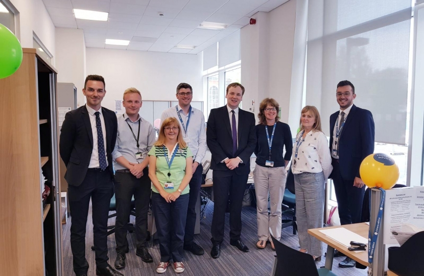 William meets with the Stockport CAB team