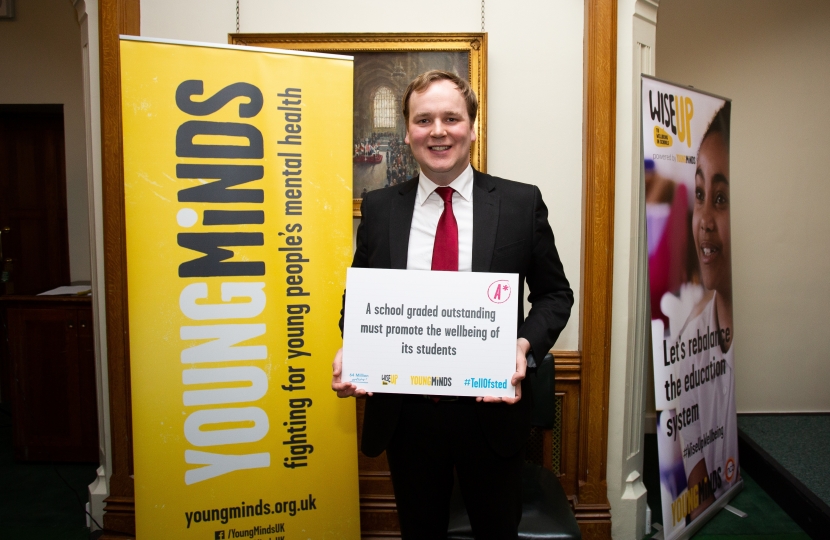 William Wragg MP at Young Minds Mental Health