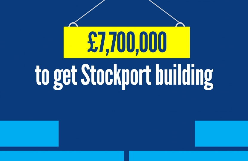 Stockport has been allocated funding to boost our local economy