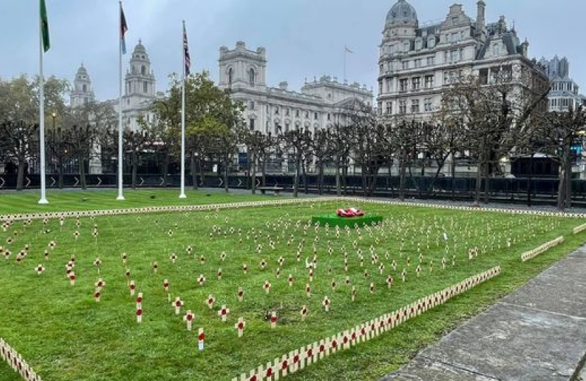 Area's fallen commemorated in Westminster Garden of Remembrance