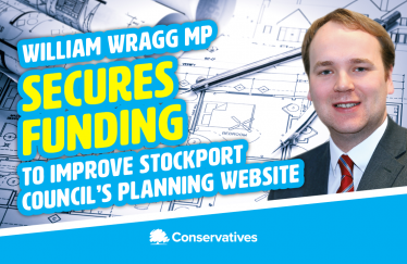 William secures funding to improve stockport council's planning website